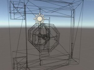 massive door with animation 3D Model