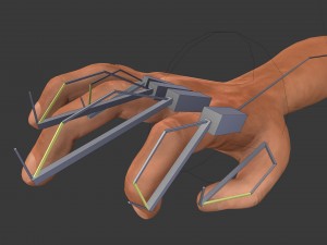fps arms game ready 3D Model