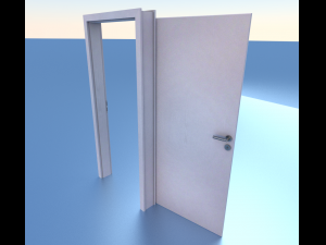room door Modelo 3D