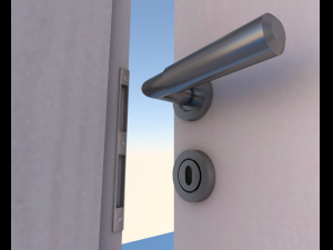room door Modelo 3D