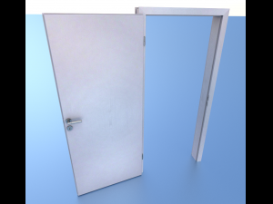 room door Modelo 3D