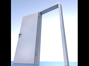room door Modelo 3D