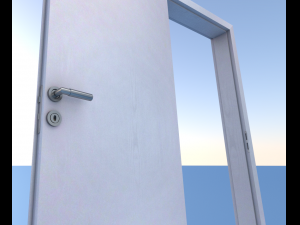 room door Modelo 3D