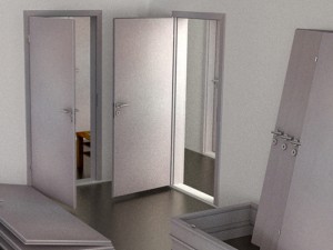 room door Modelo 3D