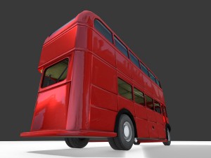 routmaster city bus Modello 3D