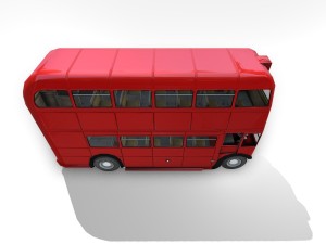 routmaster city bus Modello 3D