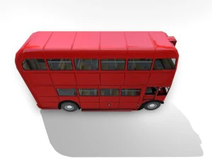 routmaster city bus 3D Model