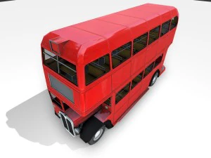 routmaster city bus 3D Model