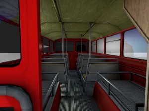 routmaster city bus Modello 3D