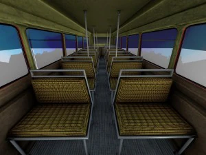 routmaster city bus 3D Model