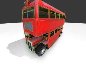 routmaster city bus Modello 3D