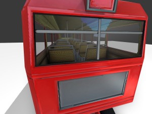routmaster city bus Modello 3D