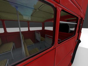 routmaster city bus 3D Model
