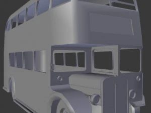 routmaster city bus 3D Model