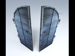old basement door Modèle 3D
