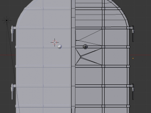 old basement door Modèle 3D