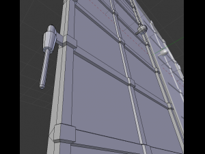 old basement door Modèle 3D