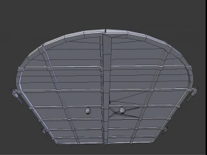 old basement door 3D Model