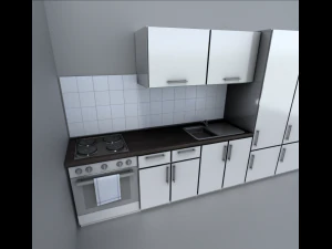 キッチンモジュール 3Dモデル