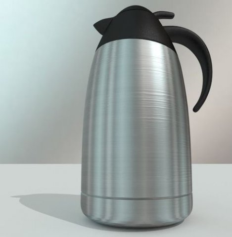 coffee pot Model 3D .c4d .max .obj .3ds .fbx .stl .blend 