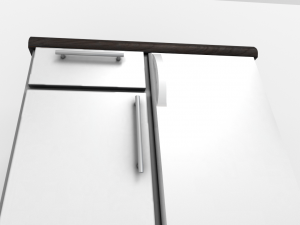 cabinet with integrated freezer Modelo 3D