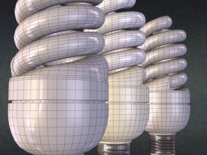 energy saving lamp Modèle 3D