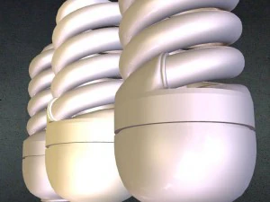 l&acirc;mpada economizadora de energia Modelo 3D