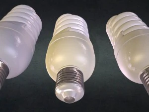 l&acirc;mpada economizadora de energia Modelo 3D