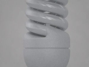 l&acirc;mpada economizadora de energia Modelo 3D