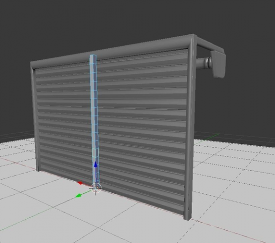 roller shutters rigged animated 3D Модель .c4d .max .obj .3ds .fbx .stl .blend 
