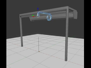 roller shutters rigged animated 3D Model