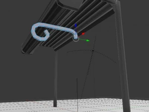 roller shutters rigged animated 3D Model