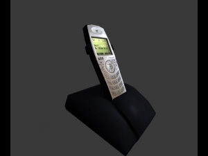 wireless office phone 3D मॉडल