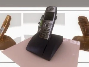 wireless office phone 3D Model