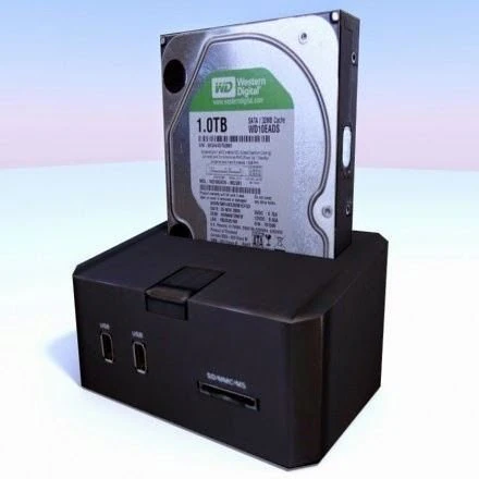 external hd 3D Model .c4d .max .obj .3ds .fbx .stl .blend 