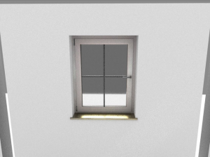 window component rigged and animated Modello 3D