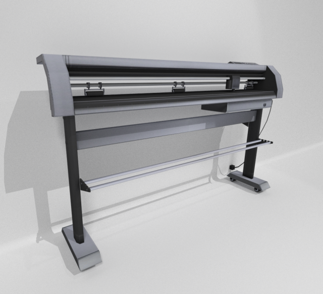 plotter Model 3D .c4d .max .obj .3ds .fbx .stl .blend 