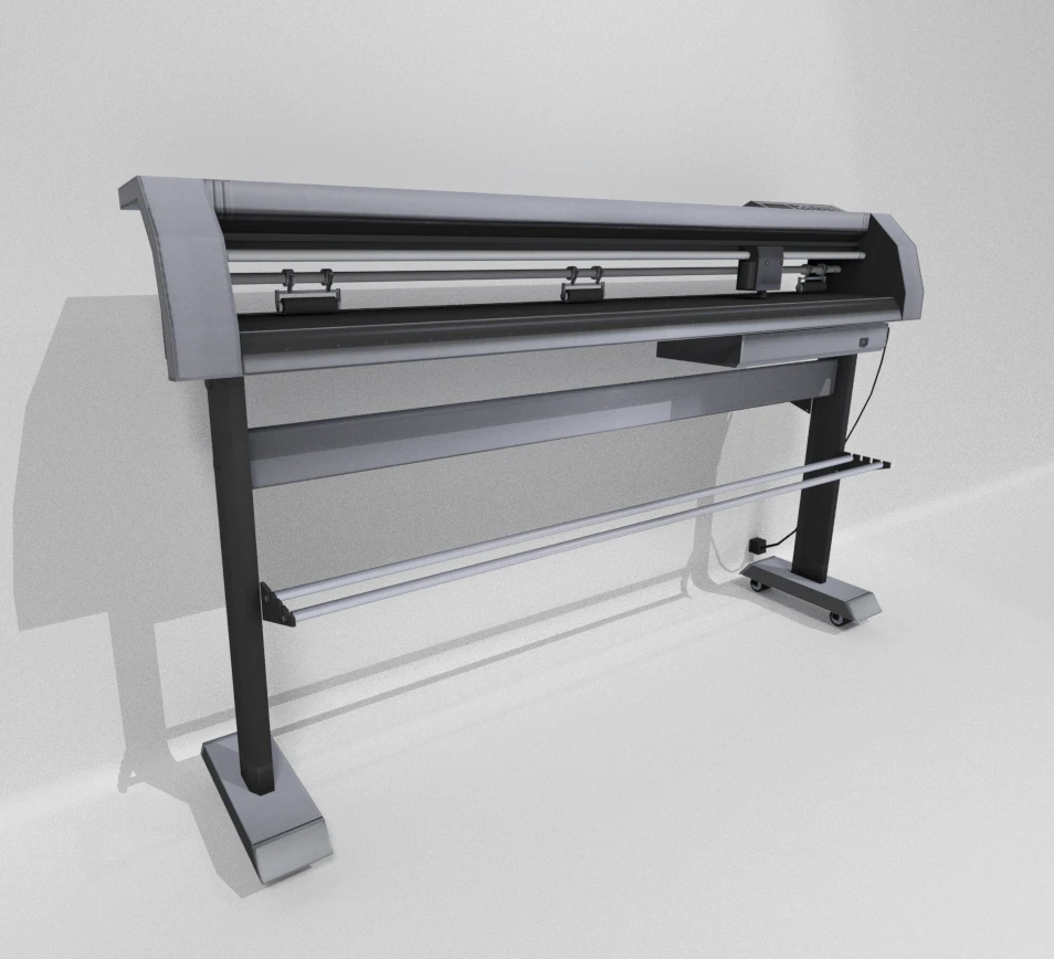 plotter 3D Model .c4d .max .obj .3ds .fbx .stl .blend 