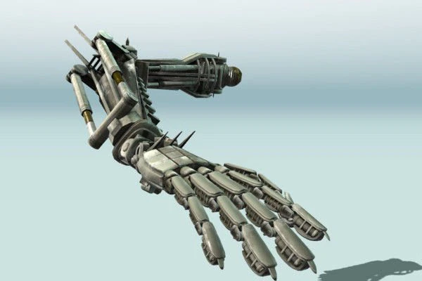 robot arms rigged 3D Model .c4d .max .obj .3ds .fbx .stl .blend 