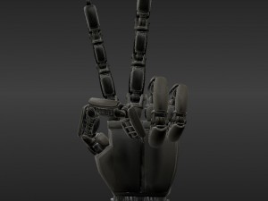 robot arms rigged 3D 모델
