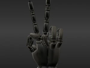 robot arms rigged 3D Model