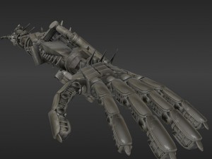 robot arms rigged 3D 모델