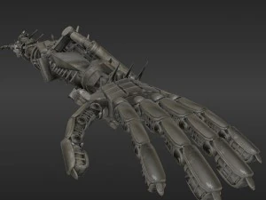robot arms rigged 3D Model