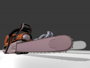 chainsaw animated 3D Модель