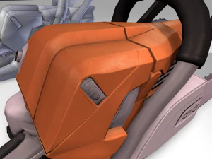 chainsaw animated 3D Model