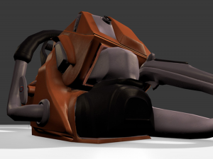 chainsaw animated Model 3D