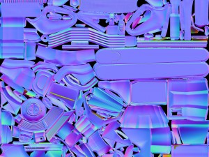 chainsaw animated Model 3D