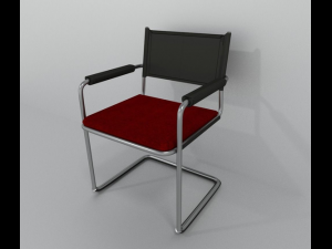 chair for the waiting room Modelo 3D