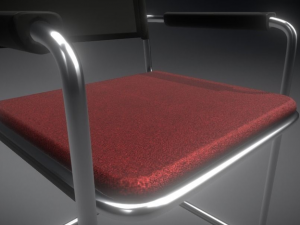 chair for the waiting room Modelo 3D
