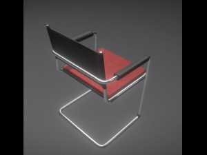 chair for the waiting room Modelo 3D